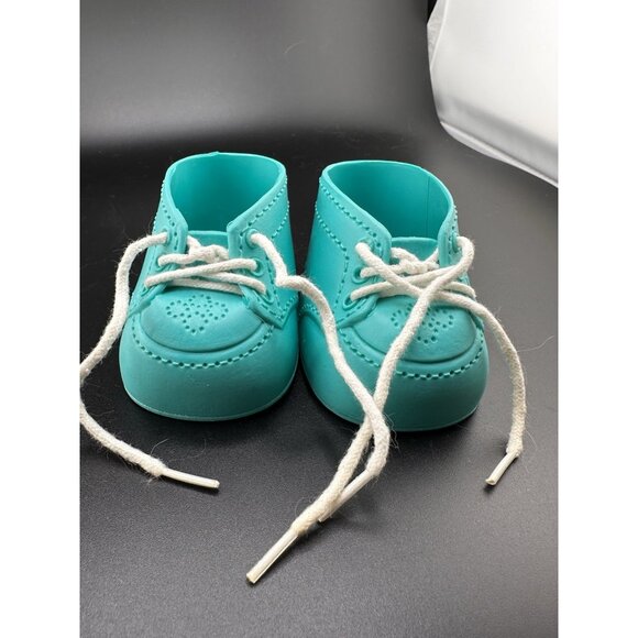 Cabbage Patch Kids Doll Blue Shoes Fits Original Size Dolls 1980s Oxford - Picture 1 of 8